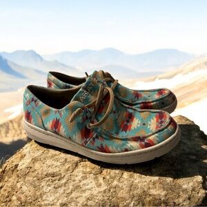 Ariat Multicolor Patterned Boat Shoes